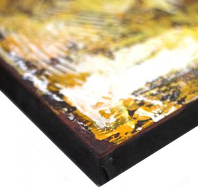 Buddha festmény - Réz Arc