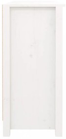 fehér tömör fenyőfa tálalószekrény 100x35x74,5 cm