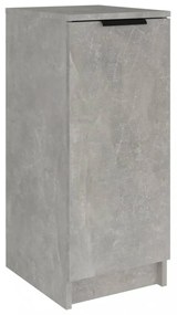 betonszürke szerelt fa cipőszekrény 30x35x70 cm