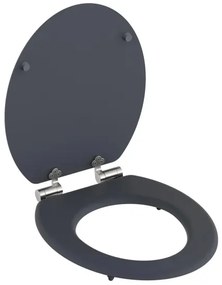 Schütte 80104 - SPIRIT antracit WC-ülőke, SoftClose, MDF fa