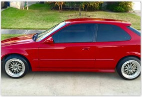 Poszterek 200x135 Piros Honda Civic