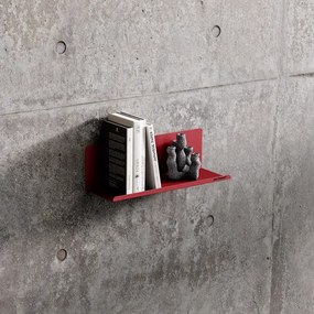 Fali polc JOANNE 400 mm, Modern: piros