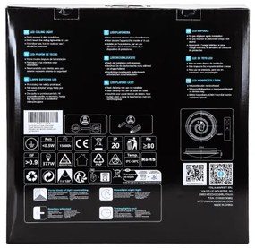 Aigostar - LED dimmelhető mennyezeti lámpa LED/60W/230V 2700-6500K átm. 52,7 cm króm + távirányító