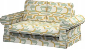 Backabro 2 személyes összecsukható kanapé huzat Ikea narancssárga