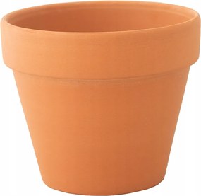 Terrakotta Virágtartó lefolyóval narancssárga átm. 13cm