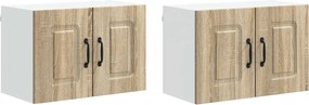 vidaXL Konyhaszekrény Kalmar 2 pcs Sonoma tölgy 60 x 31 x 40 cm