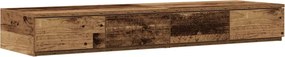 vidaXL Ágyfiókok fiókkal Öreg fa 120 x 36,5 x 16,5 cm Faanyag