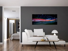 Éjszakai város képe (120x50 cm)