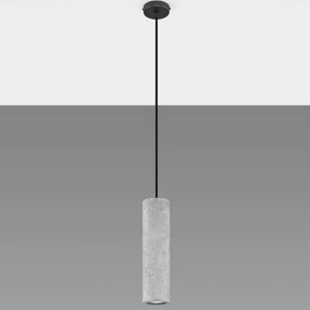 Sollux SL.0653 - LUVO 1xGU10/40W/230V beton/fekete függeszték