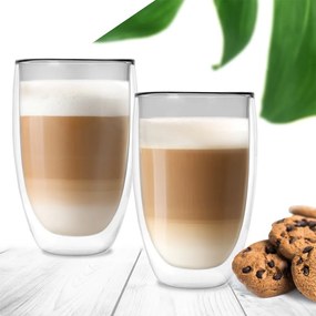 Üveg bögre szett 2 db-os 500 ml – Orion