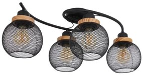 Globo 15663-4D - Felületre szerelhető csillár PABLO 4xE27/60W/230V