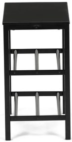 Fekete Fém Cipős Szekrény. 83168-42 BK