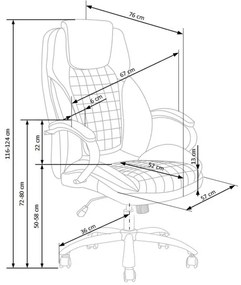 CALMARA fekete irodai szék
