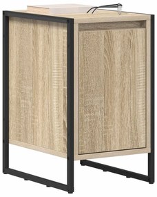 vidaXL Éjjeli asztal Sonoma 39,5 x 30 x 50 cm Faanyag