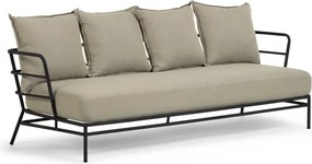 Mareluz bézs fémszerkezetű kerti kanapé - Kave Home