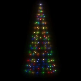 színes LED karácsonyfa zászlórúdra 200 LED 180 cm