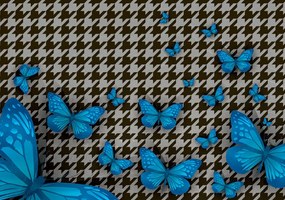 Pillangók poszter, fotótapéta, Vlies (104 x 70,5 cm)