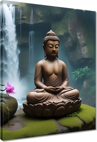 Vászonkép 40x50 Meditáló Buddha