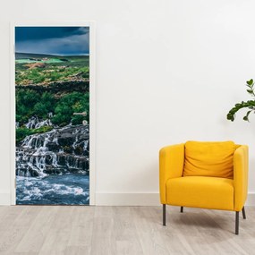 Fotótapéta ajtóra - Vízesések a természetben (95x205cm)