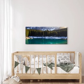 Kép - Karersee tó (120x50 cm)