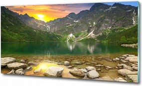 Fotó vászonkép edzett üveg Móló Gdynia 125x50