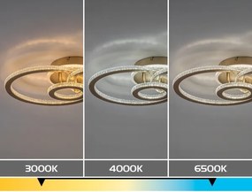 Rabalux 71307 - LED dimmelhető mennyezeti lámpatest MAZIAR 40W/230V 3000-6500K + távirányító