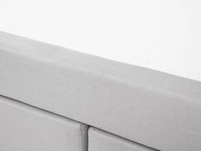 Franciaágy Boxspring 180 cm ADIR (matracokkal) (világosszürke). 1007076