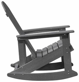Adirondack hintás székek 2 pcs Világosszürke HDPE