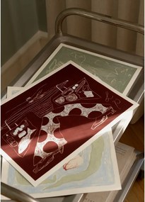 Poszter 70x50 cm Sam Shopping – Lucia Tuffley – The Poster Club