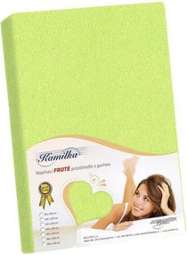 Bellatex Kamilka frottír lepedő tavaszi zöld, 100 x 200 cm, 100 x 200 cm