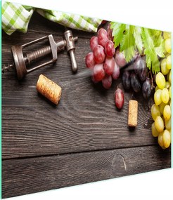 Üveg Vágódeszka 52x30 Gyümölcs Edzett Üveg