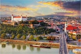 Kép - panoráma, Pozsony, Szlovákia (90x60 cm)