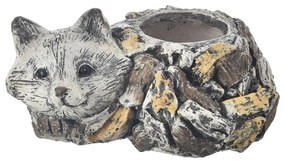 InDecor Kerámia virágcserép burkolat róka Ebi, 34x 25 x 17 cm