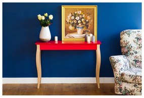 Console világosszürke tárolóasztal, hosszúság 105 cm - Ragaba