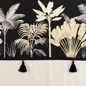 Fekete-bézs függöny 140x240 cm Karaba – douceur d'intérieur