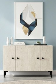 Pella 120 - White, Travertine