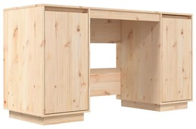 tömör fenyőfa íróasztal 140 x 50 x 75 cm