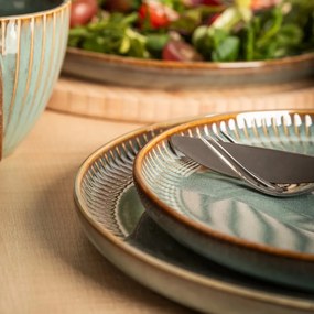 Altom 2 db sekély tányér szett Reactive Sage 26 cm