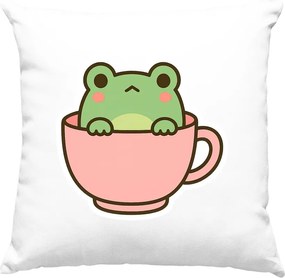 Béka párna Gyerek béka Kávé 1 Fehér