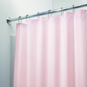 Poli zuhanyfüggöny, iDesign, 183x183 cm, poliészter, rózsaszín