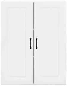 Fali konyhaszekrény Magas Fényű Fehér 80 x 31 x 100 cm Faanyag