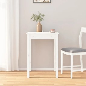 fehér tömör fenyőfa ebédlőasztal 55 x 55 x 75 cm