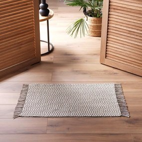 Világosbarna mosható szőnyeg 50x80 cm Alessia – douceur d'intérieur
