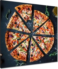 Vászonkép 90x90 Pompás pizza