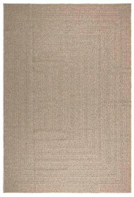 ZIZUR bézs juta hatású beltéri és kültéri szőnyeg 240 x 340 cm