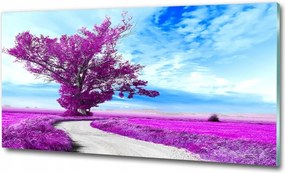 Fotó üvegkép Orchidea és bambusz 100x70