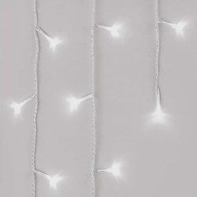 LED Karácsonyi kültéri lánc 300xLED/8 modes10m IP44 hideg fehér + távirányító