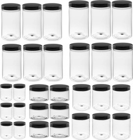 Nagy Ételtároló Befőttesüveg Készlet 1,5 1,25 1 0,5 0,3l