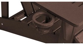 Barna műanyag kerti fotel Adirondack – Bonami Selection