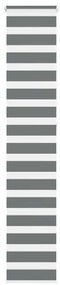 zebrafüggönnyel sötét szürke szövetszélesség 45,9 cm poliészter